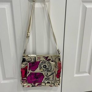 Coach poppy floral crossbody bag